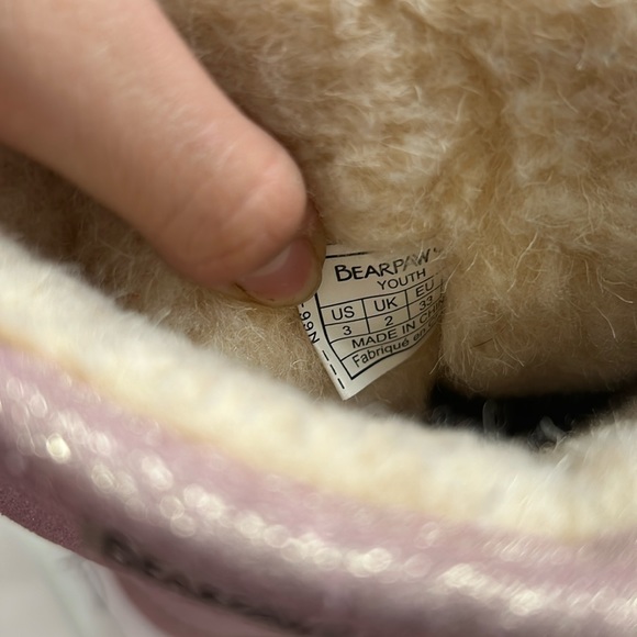 Glittery Pink Bearpaw Boots - Picture 8 of 9